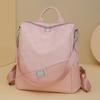 Retro commuter large-capacity backpack women's new simple travel backpack casual out simple shoulder bag