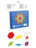 Tangram Geometry Blocks: Educational Puzzle for Ages 3-6, Promoting Shape and Intelligence Development.