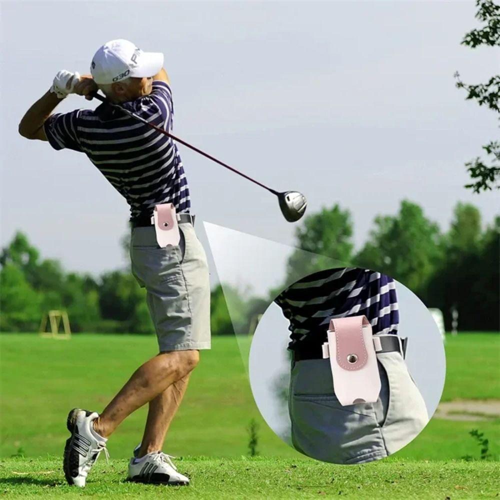 Waterproof Golf Belt Bag Mini Golf Ball Container Golf Tees Holder Golf Ball Waist Bag Waist Carry