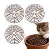 4pc Plant Pot Soil Guard Plant Pot Grid Flower Pot Cover Baby Safety Mouse Garden Home Plant Protector Repel Cats