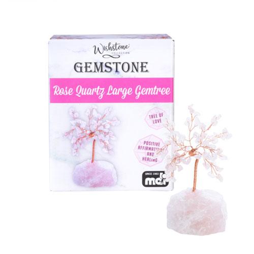 Large Gemstone Gemtree (Rose Quartz)