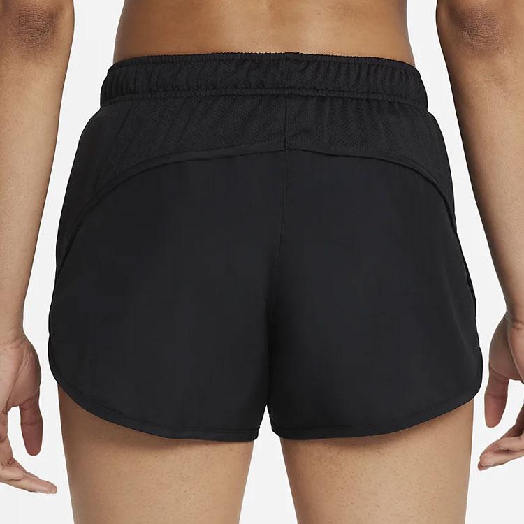 Nike Solid Color Logo Running Shorts Women Bottoms Black DD5936-010