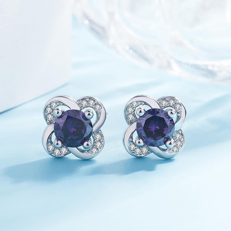 925 Silver Stud Earrings Beautiful Earrings High Quality For Women Earring Wedding Fine Jewelry Accessories Party Gift