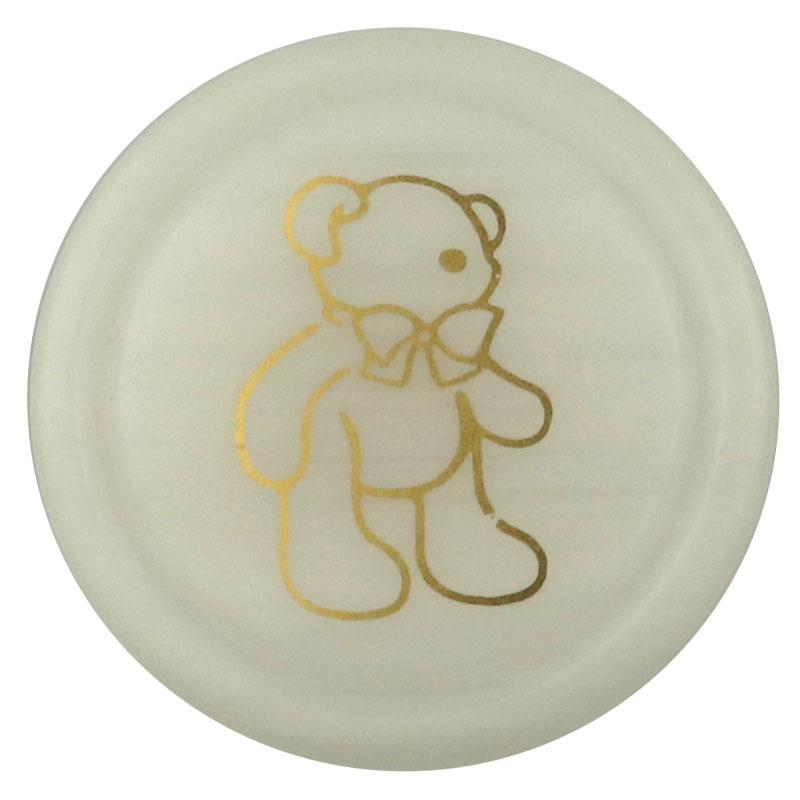 5Pcs Xiaoxiang Cute Wind Bear Resin Button Suit Sweater Jacket Button Coat Cardigan Children'S Button