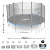 Neo-Sport Garden Trampoline 15Ft/ With Outer Net And Ladder