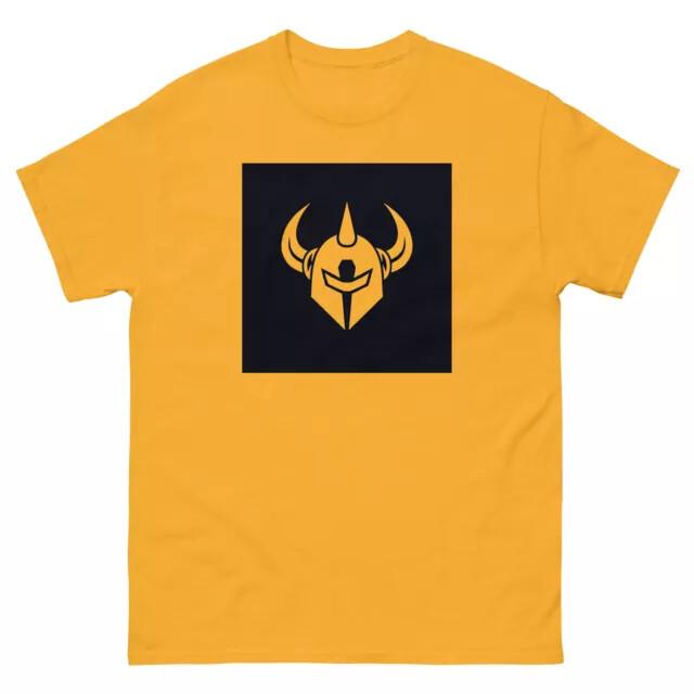 Retro vintage 80s skate skater Viking helmet man skateboarding t shirt design Unisex T-Shirt XXL