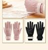 Windproof Touchscreen Non-slip Fleece-lined Winter Cycling Gloves for Electric Motorcycle