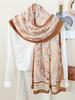 Elegant Women Silk Scarf Beach Wrap Shawl Retro Print Ladies Sunscreen Bandanas Hijab Mujer Boho Scarve Pareo Casual Fashion New