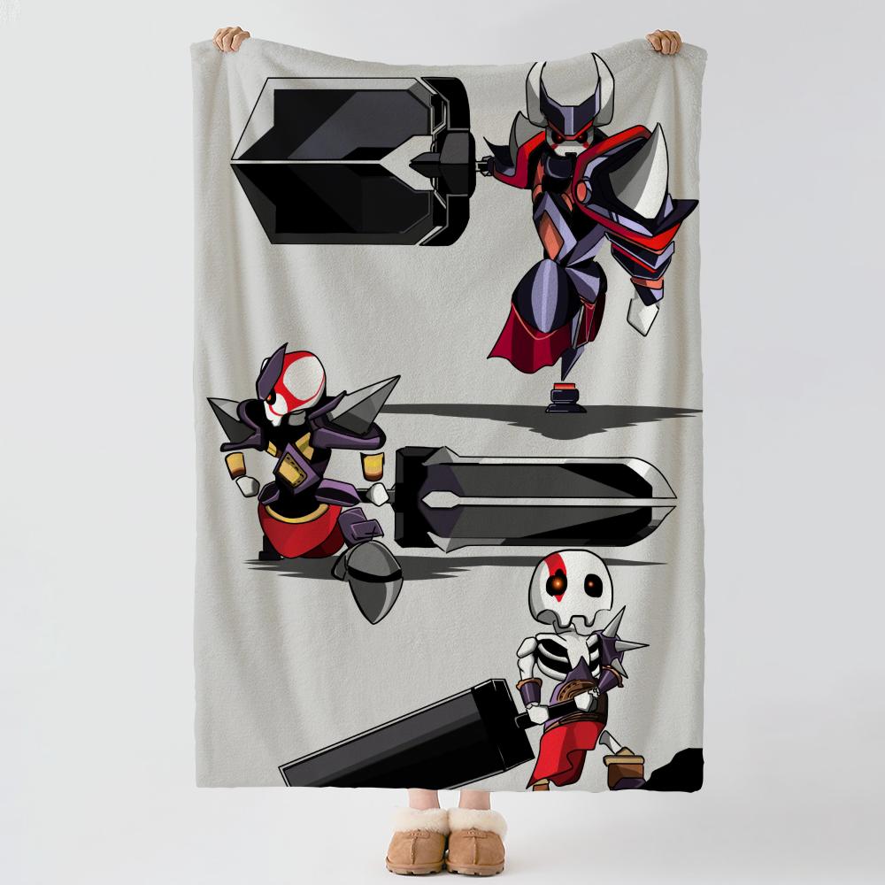 Game S-Skul The Hero Slayer-R Throw Thick Comfort Flannel Quilt, Multi-scene Use Indoor Outdoor Daily Nap