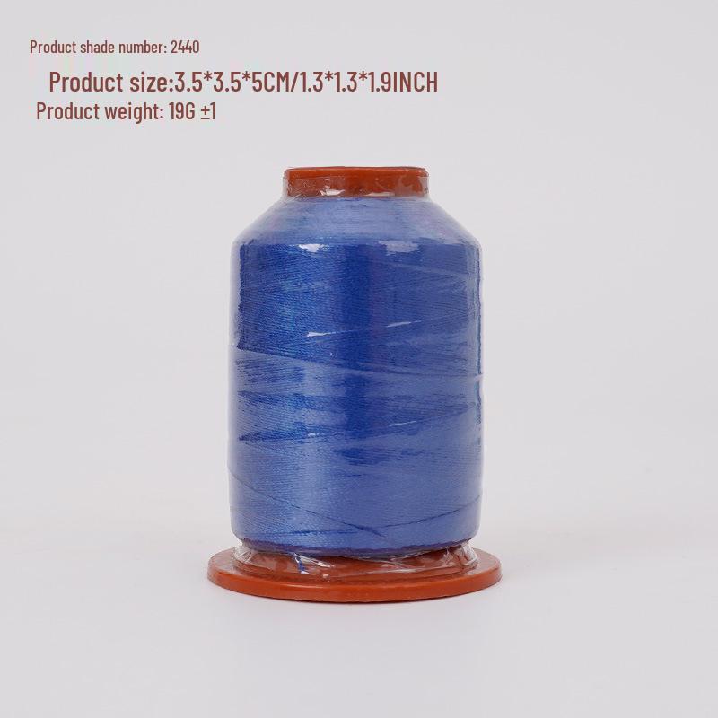 Polyester Sewing Thread: 100 Colors, 500 Yards, Fine Two-Strand, High-Speed, for Hand Sewing