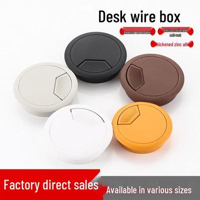 Office Desk Cable Management Cover – Desktop Grommet & Cable Hole Plate