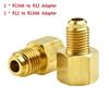 Nahtlose Umrüstung R12 auf R134a R134a auf R12 Adapter-Kit, 2 Stück, Reibungslose Verbindung für Automobil-Messingadapter