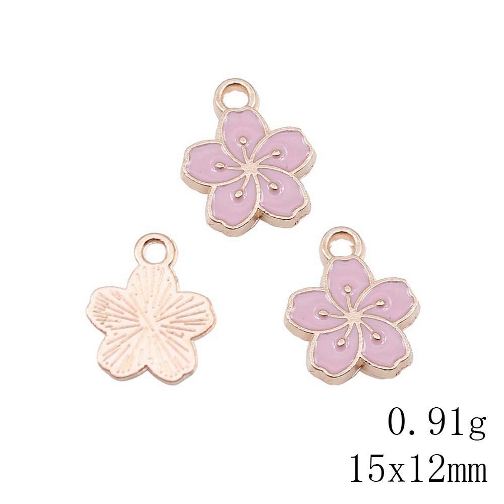 Thanksgiving Day Charms Jewelry Plant Flower Enamel Charms Pendant Ornaments For Home Cell Phone Pendant