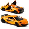1:36 skala odlewany aluminiowy Model samochodu McLaren 600LP zabawka samochód, pojazdy typu pull back zabawka samochód dla małych dzieci dzieci chłopcy dziewczęta prezent