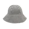 Checkered Korean Versatile Bowknot Fisherman Hat For Women Great For Sun Protection And Seasonal Wear