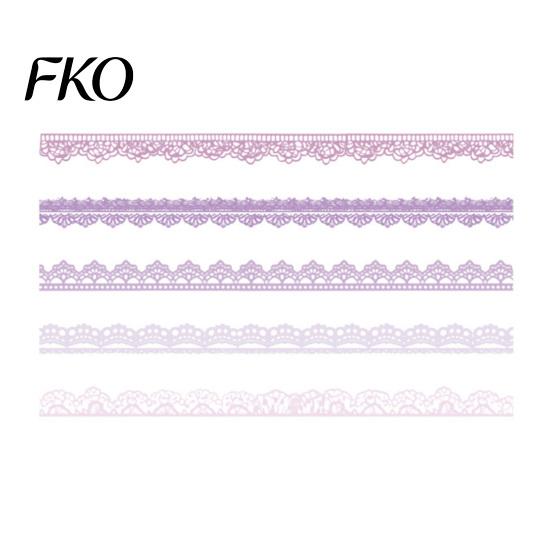Notebook Decoration Sticker PET Lace Scrapbook Stickers, Decorative Stickers for Journal, Retro Decal Card Making, Planner, Notebook, Photo,
