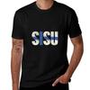 Sisu Bandiera Finlandese Vintage T-shirt Usurata Finlandia Suomi T-shirt top Camicetta maglietta grafica vintage Unisexs tshirt