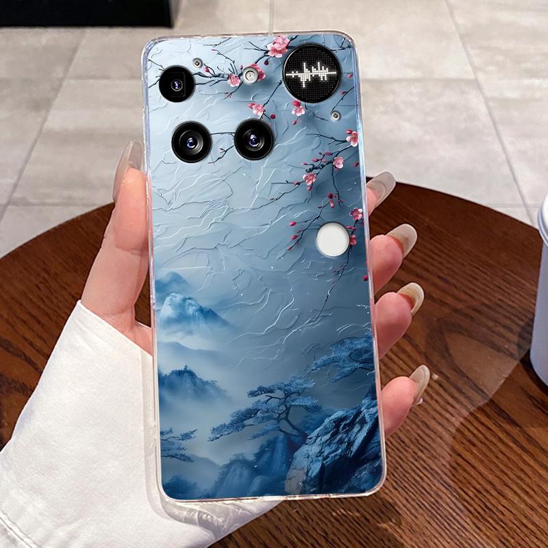 Casing For Nothing Phone (3) Case For Phone3 Back Cover Aesthetic Fashion Cute Cat Cartoon Transparent Soft Silicone Phone Case