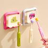LISM Wall-Mounted Bathroom Organizer for Toothbrushes and Mouthwash Cups
