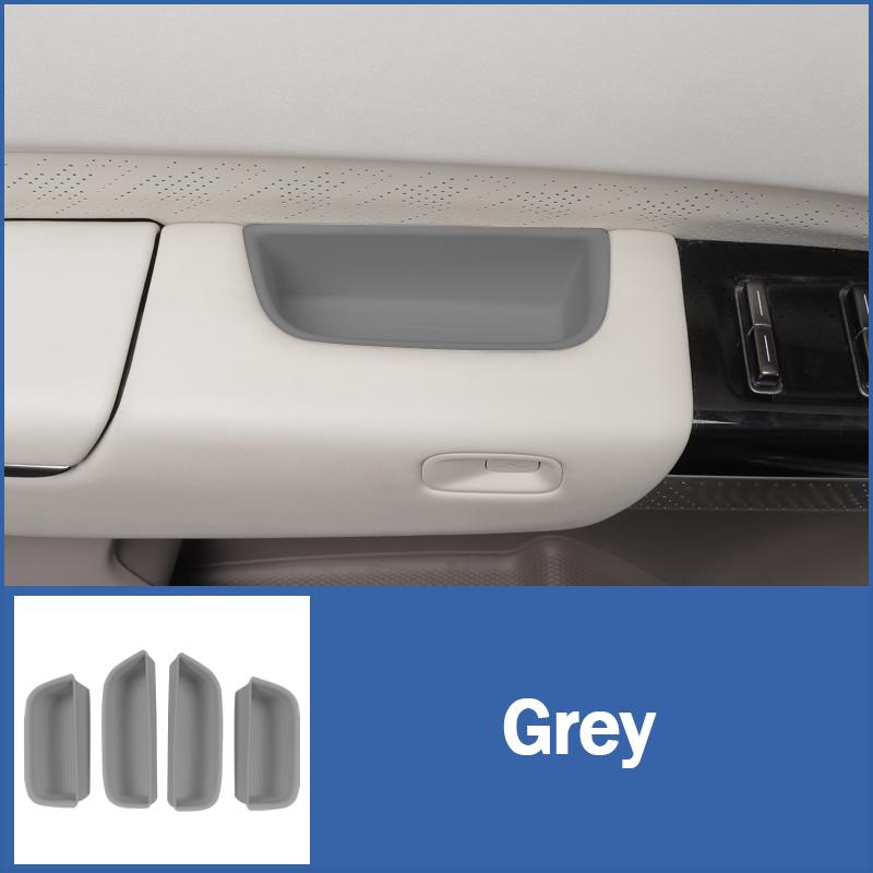 Für ZEEKR 7X 2025+ Türgriff-Aufbewahrungsbox Silikon-Türgriff-Organizer Türfach Silikon-Pad Innenraum-Autozubehör 4 Stück