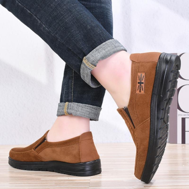 Fashion Classic Men Casual Canvas Shoes Size 38-48 Spring Men Breathable Sneakers Flats Shoe Driving Shoes Business Leather Shoe Zapatos