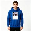 Men's Anime Printed Pullover Hoodie Casual Long Sleeve Comfy Streetwear Sweatshirt