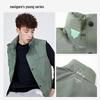 Gilet d'hiver à col montant en duvet de canard pour homme NVG·YOUNG