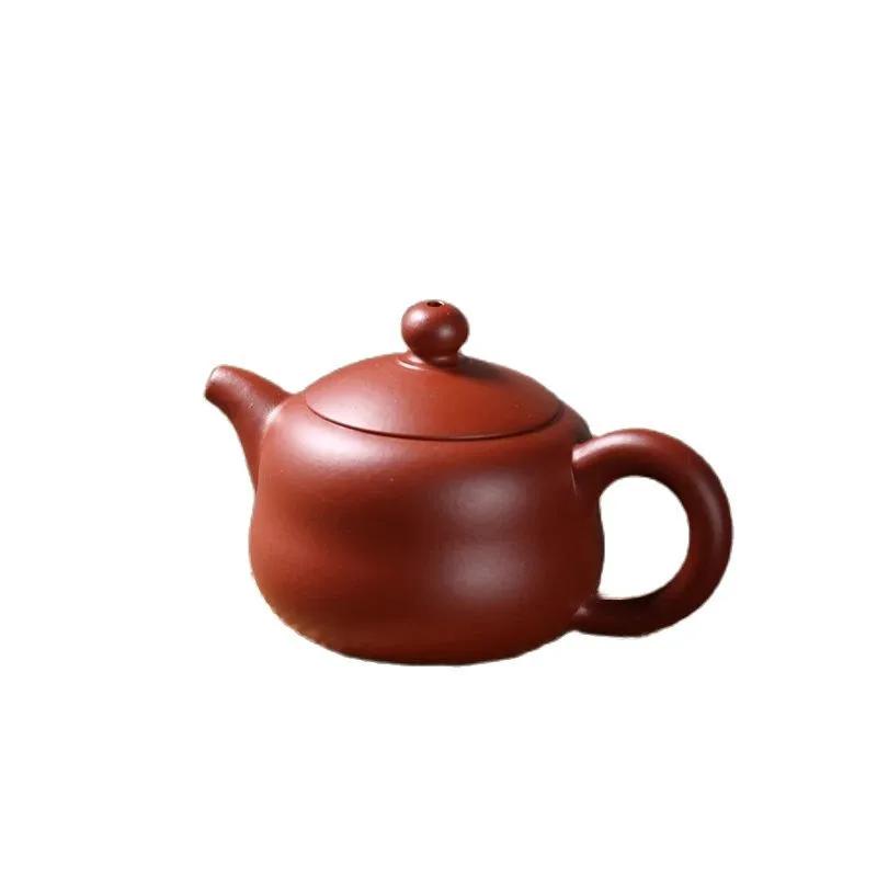 110ml Creative Handmade Gourd Shape Teapot Small Capacity Chaozhou Purple Clay Tea Pot Kettle Beauty Tea Infuser Chinese Teaware