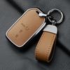 Aluminum Alloy Goatskin Car Key Case Cover For Honda Crv Cr-V Fit Civic Accord Hr-V Hrv City Odyssey Xr-V Auto Keychain