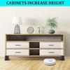 Square Design Bed Risers 4 Inch Height Heavy Duty Risers Riser Blocks Bed Frame Lift  Chair Leg