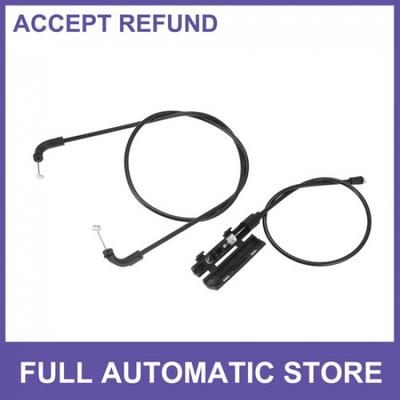 51238240608 Vordere Motorhaubenentriegelungskabel Schwarz ZWEI für BMW 750Li 750i