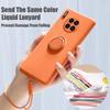 Силіконовий чохол Ring Holder для Huawei P50 P40 P30 P20 Lite Mate 40 30 50 70 Honor 20 Pro Strap Soft Liquid Cover