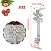 Stocking Holders For Mantle 4 Pieces Non-Slip Metal Lightweight Christmas Ornaments Clips Garland Hanger Stocking Holders For