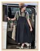 Girls' Summer Dress 2026 New Style Children's Stylish Medium and Large Girls' Summer Dress Cowboy Strap Skirt Two Piece Set