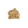 10 Pièces/lot 36*31mm Bouton Fleur Métallique Irrégulier pour Pull Mode Polyvalent Manteau Coupe-vent Veste Boutons Dorés