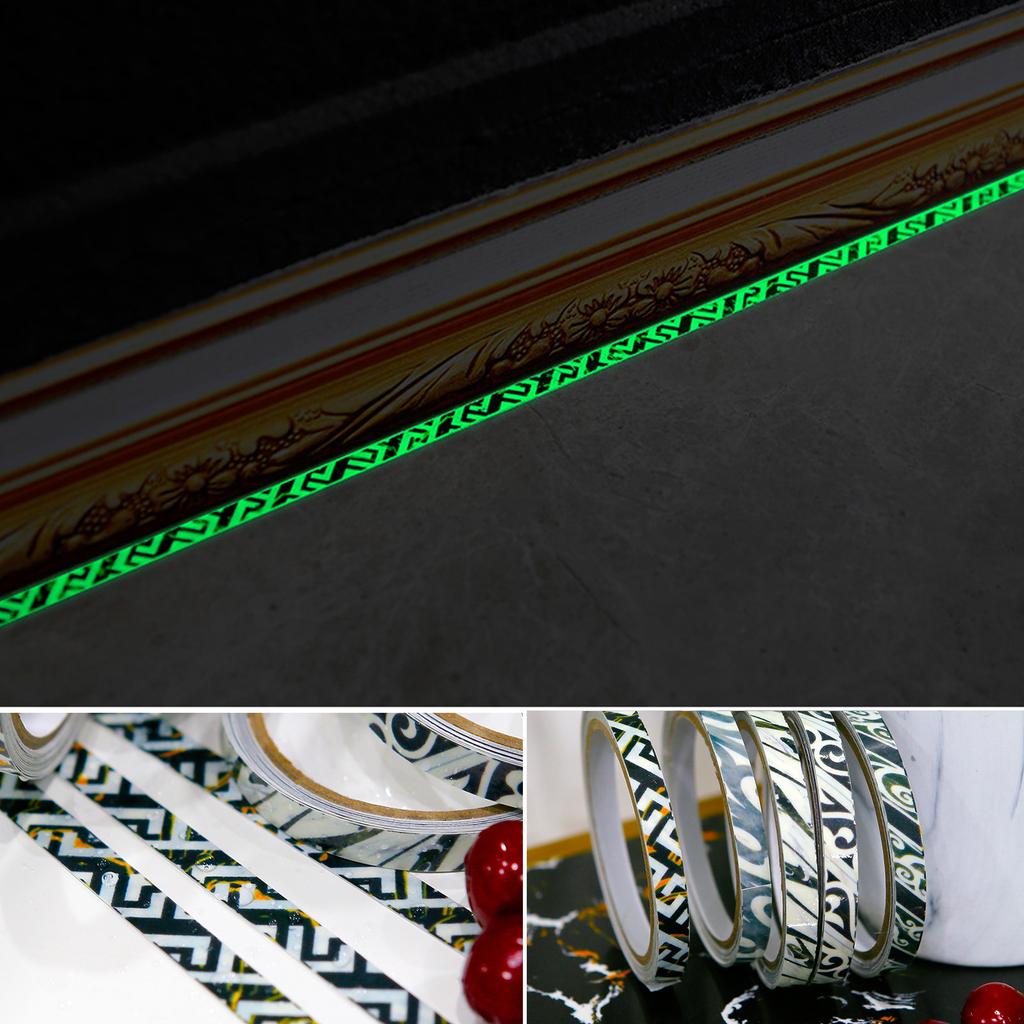 300cm/Roll Waterproof Luminous Tape Glows In the Dark Luminous Tape Fluorescent Tape Luminous Tape Luminous Duct Tape