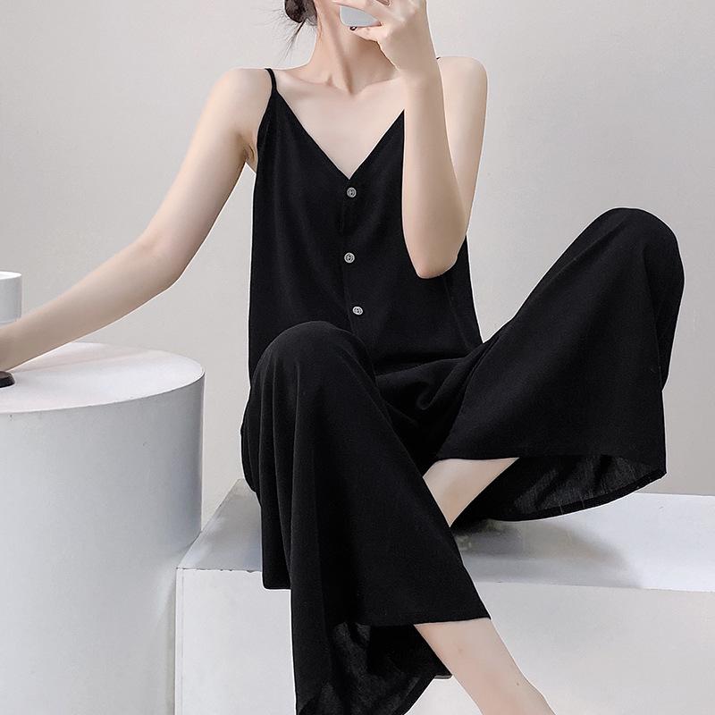 

Женский комплект пижамы из хлопка и шелка класса люкс – Свободный кардиган простого однотонного цвета, идеально подходит для весенней, летней и осенней домашней одежды. One Size (90-145 Jin)