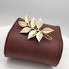 Irregular Metal Leaf Hair Clasp 