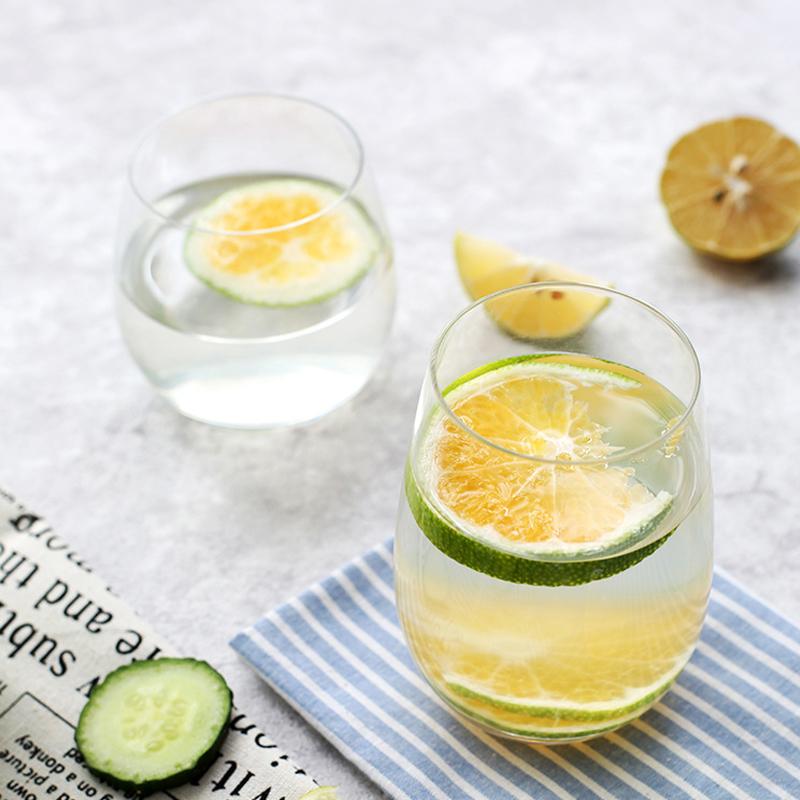 340ml/375ml Rundt Whiskyglass Personlig Retro Mojito-kopp Cocktailglass Frokostjuice Melkekopper Hjem Utsøkt Glassvare