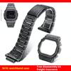 Für CASIO DW5600 GMWB5000 G5600E Titan GWM5610 Edelstahl Uhrengehäuse 5610 5600 5000 Metalllünette Armband Mod Kit Mit Werkzeugen