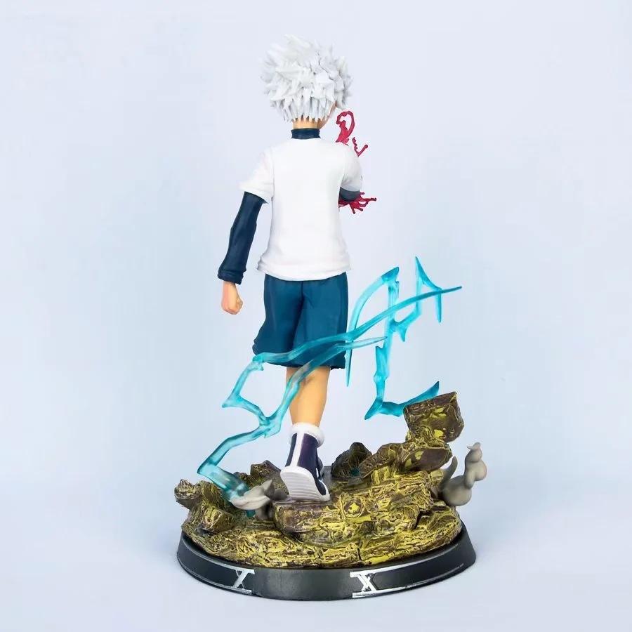 Hunter x Hunter Anime Figura GK Killua Zoldyck Statua Scena Lalka Kreskówkowa z PVC Model Kolekcja Dekoracja Zabawki Prezent