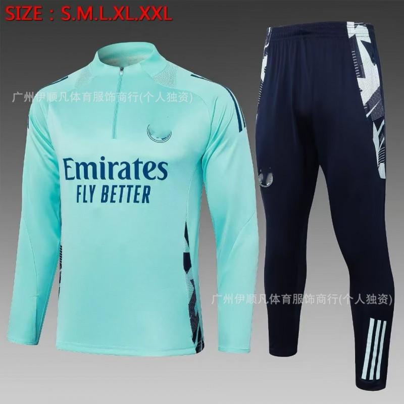 Heren Dames Voetbal Trainingsshirt Halve Rits Opwarmshirt Napoli PSG AC Milan Brazilië Manchester United Fans