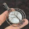 Tree Of Life Rainbow Moonstone Pendant Copper Wire Wrapped Pendant Gemstone Copper Jewelry Moonstone Jewelry Handmade Designer Pendant Gift