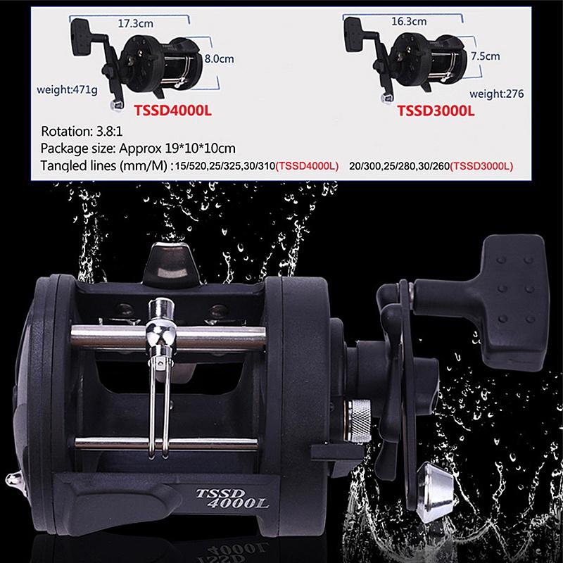 Trolling Reels Durm Type Baitcasting Reel  Inshore and Offshore Saltwater and Freshwater Reel