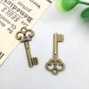 3-Color DIY Alloy Retro Key Jewelry Pendants