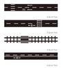 1 Pcs 5m Railway Train Curve Design Paper Washi Tape Diy Road Traffic Adhesive Tape Scrapbooking Sticker Label Masking Tape