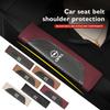 For Leather Seat Belt Shoulder Cover Anti-slip Protection Pads Corsa Astra H G J Insignia Vectra Zafira Meriva