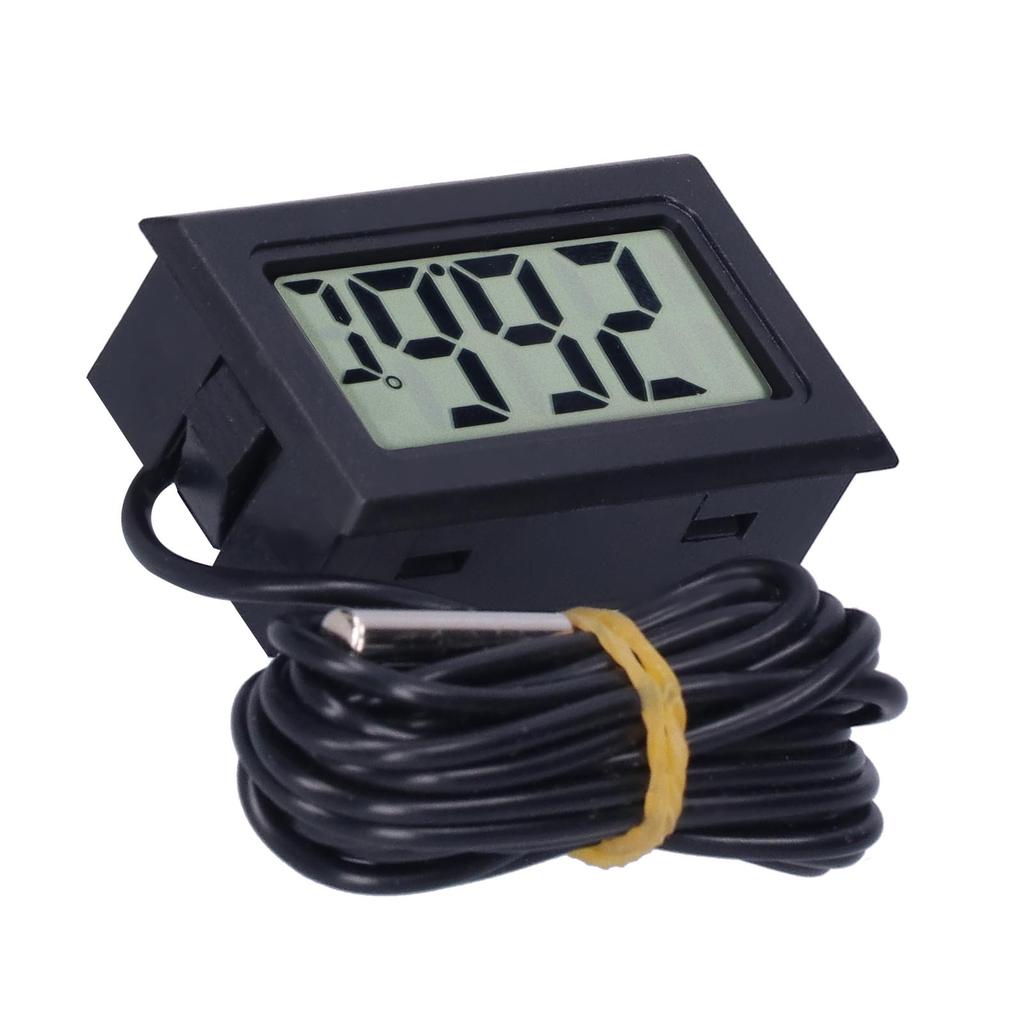 Digital Thermometer   LCD Wired Electronic Temperature Measurement Instrument FY13001