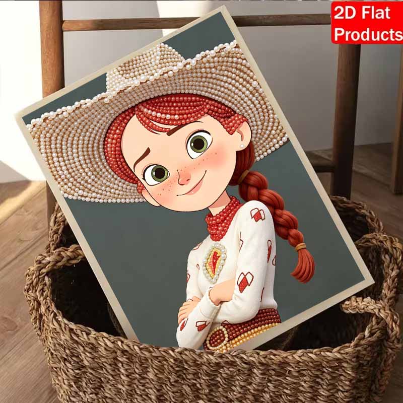 Disney Pintura com Pérolas Toy Story Kit de Arte Trish Iniciante Adulto Decoração de Parede para Casa Forma Especial