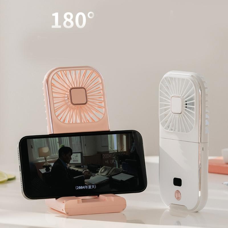 Mini Portable Hand-held Fan Charging Portable Fans Electric Fan Summer Cooling Fans Plastic Material for Outdoor Indoor